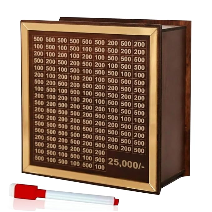 Wooden Money Saving Box