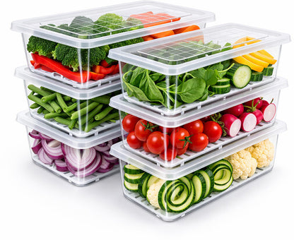 Fridge Organizer Storage Boxes
