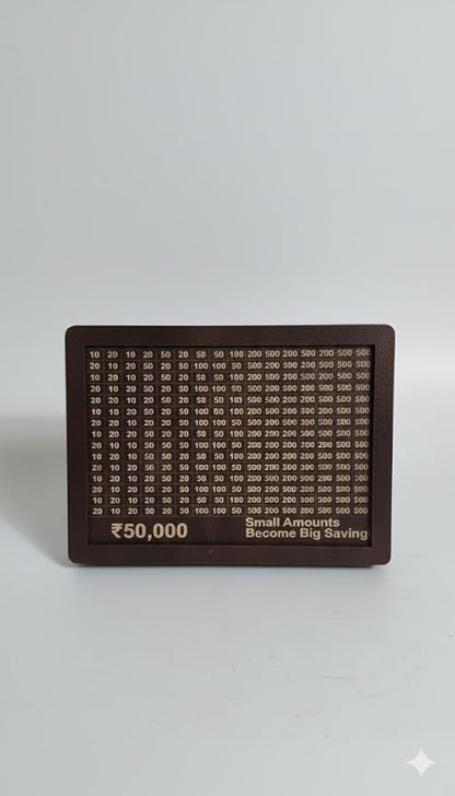 Wooden Money Saving Box