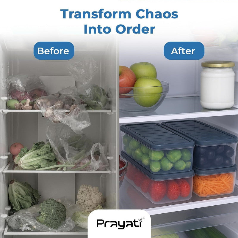 Fridge Organizer Storage Boxes