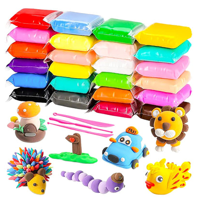 24 Pcs Air Dry Clay for Kids