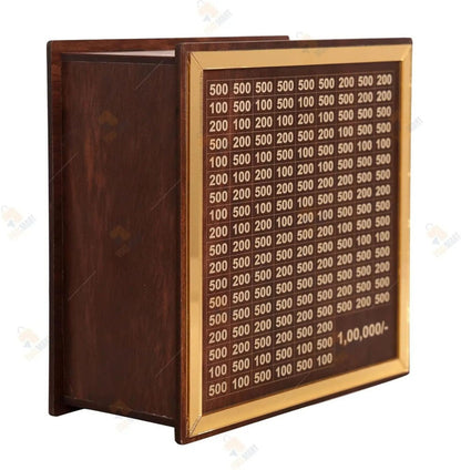 Wooden Money Saving Box