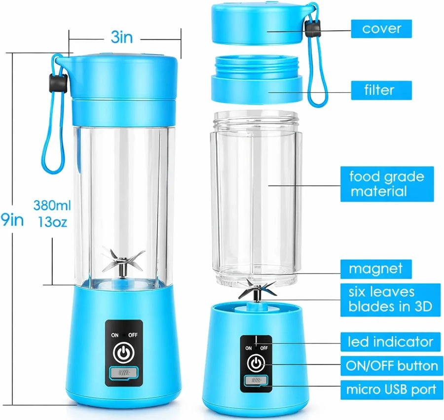 Portable USB Rechargeable Blender