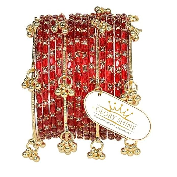 Glass Bangles Set for Women