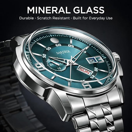 Stainless Steel Strap Analog Watch for Men