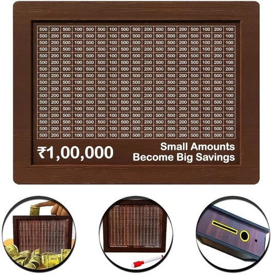 Wooden Money Saving Box