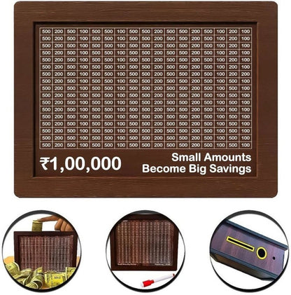 Wooden Money Saving Box